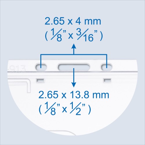 AC913 Slot Hole Size